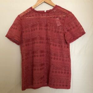 Beautiful coral/pink LOFT shirt.